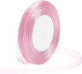 Rose Gold Ribbon for Gift Wrapping 3/8 inch Sheer Organza Ribbon for Flower Bouquet Tulle Chiffon Ribbons for Wedding Invitations Christmas Halloween Decorations Crafts 50 Yards