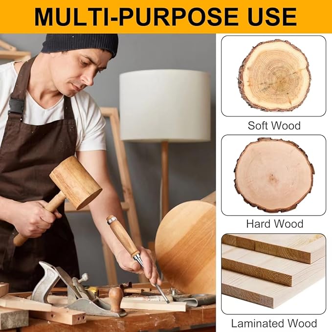 4 Piece Wood Chisel, Professional Wood Woodworking Tools Set,Bevel Edge Chisel Set