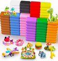 Air Dry Clay 80 Packs Foam Clay Air Dry Foam Clay for Kids, Moldable Super Light Weight Clay Perfect for Arts, Crafts, Classroom Teaching