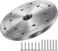 6" Steel Wood Lathe Faceplate,Faceplate for Wood Lathe,Lathe Face Plate Fit for 1" x 8TPI Spindle with Screwchuck