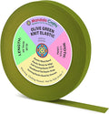Mandala Crafts Wide 1/2 Inch Olive Elastic Bands Spool for Pants Waistbands Sewing and DIY Crafts, 88 YD Stretchy Flat Fabric Strap Knit Elastic Band for Wig