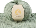 100% Merino Wool Yarn 3-Ply Luxurious and Soft Yarn for Hand Knitting & Crocheting (Ocean Green,1Ball)