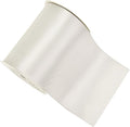 YAMA Double Face Satin Ribbon Roll - 4 inch Wide Solid Color Craft Ribbon, Great for Chair Sash,Making Bow, Sewing and Wedding Bouquet- 5 Yard/Spool, Silver