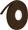 MECCANIXITY 2/5 Inch Double Fold Bias Tape Polyester Continuous Bulk Bias Tape for Sewing,Seaming Quilting Hemming Binding Crafts (Dark Brown 10 Yards)
