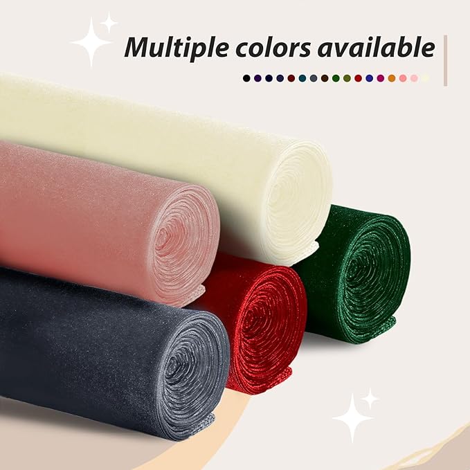 KKJIAF Grey Stretch Velvet Fabric 60 Inch Wide, 1 Yard Soft Stretchy Fabric for Sewing Clothes, Apparel, Costume, Crafts - 90% Polyester 10% Spandex