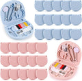 Yuxung 30 Pieces Mini Travel Sewing Kit Basic Portable Emergency Sewing Repair Kit in Bulk with Threads Scissors Needles for Beginner Traveler Hotel Charity Homeless
