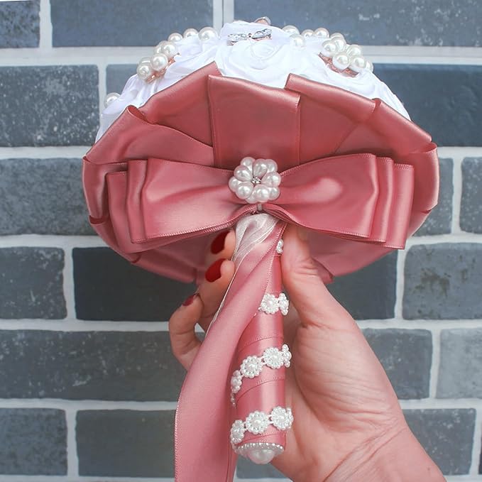 Double Face Lt.Coral Satin Ribbon 1-1/2 inch X 50 Yards Polyester Lt.Coral Ribbon for Gift Wrapping Very Suitable for Weddings Party Hair Bow Invitation Decorations and More