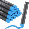 MECCANIXITY Soft Oil Pastels, Oil Pastel Crayons Vibrant Color Blendable Art Supplies for Painting Drawing Blending Painting Artists Beginners Professional(Dark Blue, Pack of 16)