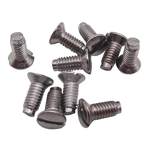 CKPSMS Brand - 10PCS Needle Plate Screw #681009101 Compatible with/Replacement for Janome Brand MC6500P,MC6600P Elna Brand 664, 664 PRO Viking Brand Huskystar 207,215