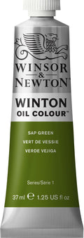 Winsor & Newton Winton Oil Color, 37ml (1.25-oz) Tube, Sap Green