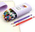 Colored Mechanical Pencil 2.6mm for Coloring and Drawing, Mechanical Colored Pencils, Mechanical Pencils with Sharpener and Case,36pcs