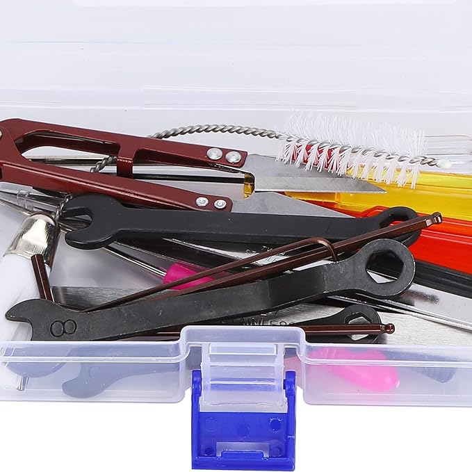 Fayelume Sewing Machine Cleaning Kit, Sewing Machine Accessories, Sewings Repair Kit with Box, Sewings Tools for Overlock Sewing Machine