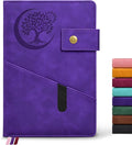 Lined Journal Notebook for Men, A5 Leather Journals for Writing Women, Hardcover Notebooks for Work,School,Note Taking,Travel,Business,Personal daily Diary,200 Page College Ruled (5.9" x 8.4")