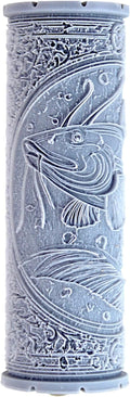 Catfish Clay Texture Roller (4") - Freshwater Set #01 - Embossing Pattern Roller for Polymer & Ceramic Clay, Pottery & Crafts