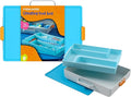 Fiskars Kids Creating Toolbox – Portable Art Storage Organizer with Reversible Lid, Carry Handle, and Secure Snap-Close Design