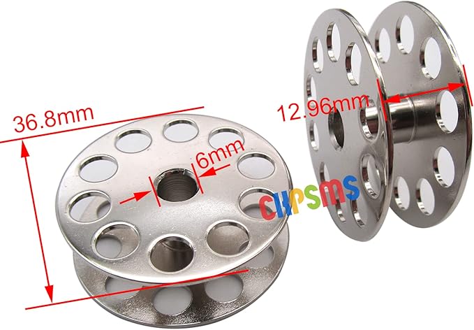 CKPSMS Brand -1SET Large Capacity Rotary Hook & Bobbins #265093+264645 10PCS Compatible with/Replacement for Singer Brand 144W 145W Adler Brand 220 CONSEW Brand 744R 745R