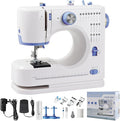Sewing Machine for Beginners, Portable Electric Sewing Machine with 16 Stitches, Foot Pedal and Accessories Kit for Home DIY Sew Projects, Purple