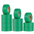 Green Flagging Tape 12 Rolls - Non-Adhesive Neon Marking Surveyors Caution Tape, for Tree Marking, Hunting Trail Tape, Marking Tape Ribbon, 1-3/16 in. x 150 ft,3.35 Mil Thick