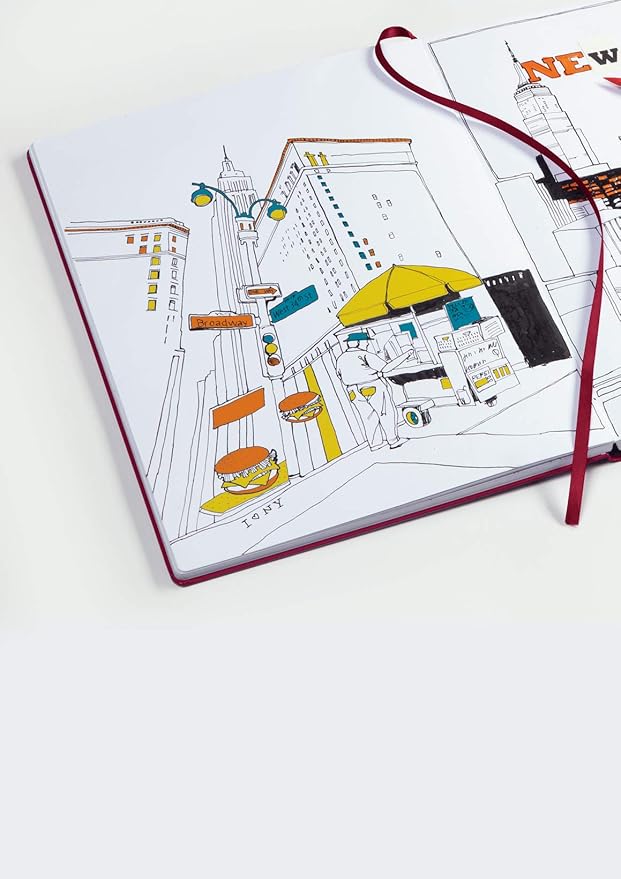 Leuchtturm1917 - Medium A5 Hardcover Sketchbook (Lemon) - 112 Pages of 150g/m² Paper