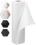 FIVEIZERO Lightweight White Iron-On Non-Woven Fusible Interfacing: 12in x 30yd Lightweight Non-Woven Interfacing Iron On Polyester Single-Sided Interfacing for DIY Crafts Supplies