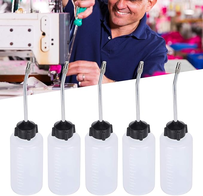 10pcs 120ml Sewing Machine Oiler,Sewing Machine Oiler Oil Dispenser Oil Dispenser with Long Angled Spout, Extended Spout oil Bottle for Machine Shops Maintenance Industry