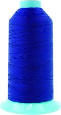 Mandala Crafts Size 346 210D T350 Bonded Nylon Thread - Royal Blue 415 YDs Tex 350 Heavy Duty Sewing Threads for Leather, Jeans, Weaving, Outdoor Marine Upholstery