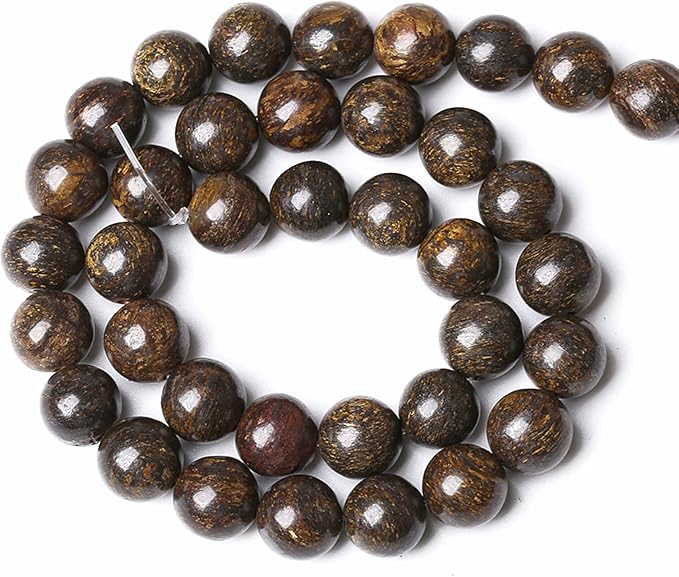 8MM 45PCS Natural Stone Bronzite Gemstone Spacer Loose Beads for Jewelry Making DIY Bracelet Necklace 1 Strand