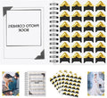 GOONAVI 15 Sheets 360 PCS Golden Black Acid-Free Photo Corners Notebook, Self-Adhesive Corners for DIY Album Journal, Corner Stickers for Trip Memory Book
