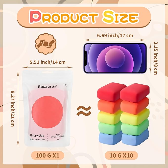 100g Black Air Dry Foam Clay, DIY Magic Model Clay for Kids, Colorful Soft Clays for School Supply, Slime, Art Projects, Cosplay - Non-Sticky, Non-Toxic & Safe - Gifts for Boys & Girls and Adult