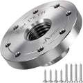 3" Steel Wood Lathe Faceplate,Faceplate for Wood Lathe,Lathe Face Plate Fit for 1" x 8TPI Spindle without Screwchuck