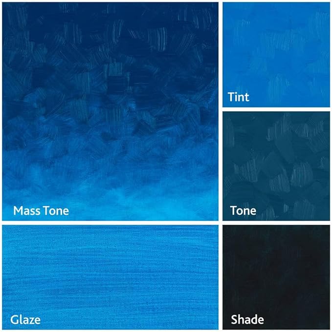 Tusc & Pine Artist Oil Paint - Manganese Blue Pastiche, 150 ml, Non-Yellowing, Rich & Creamy Consistency, Maximum Pigment Load, Small Batch Milled Oil Paints Made in the USA for Professional Artists