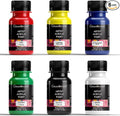 GRANOTONE Acrylic Paint Set - 6 Primary Colors, 1.7 oz Each | Non-Toxic Student Acrylics for Artists, Kids & Hobbyists | Ideal for Painting & Crafting | Vibrant & Safe Art Supplies | Made in India