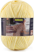 Fluffy Chenille Yarn for Crocheting - Baby Blanket Yarn for Knitting - Velvet Yarn for Amigurumi Crochet, Ultra Soft Yarns Weight Per Roll 200g/7oz, Length 240m/262yard