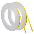 uxcell Metallic Tape, 0.19 in x 164 ft Self Adhesive Metalized Polyester Film Tape Waterproof Shiny Washi Tape for Walls Graphic Arts Gifts Wrapping Crafts Decoration, Gloss Gold, 2 Pcs