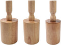 Cup Pottery Molds Clay Tools 3.1" & 3.4" & 3.7" Set of 3 Wooden Pottery Tools for Creating Pottery Mug Vases (Style A)