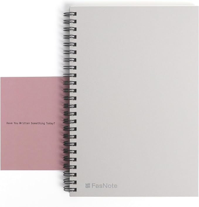 Blank Spiral Notebook 5.51 in x 8.27 in(A5), 160 Pages Blank Paper, Wirebound Sketchbook for Drawing, Notes & Creative Ideas (Old Rose)