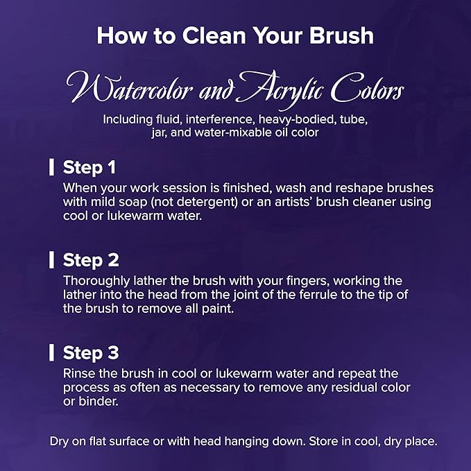 Silver Brush Limited 8802-8 Silver Silk 88 Bright Paintbrush for Acrylic, Watercolor, Gouache, Inks, & Dyes, Size 8, Long Handle