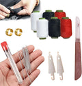 Wshxjzyay 37 Piece Sewing Tool Set, 37 Piece Sewing Kit Stainless Steel Needles, Portable DIY Hand Made Craft Set, Multi-Purpose Needle and Thread Kits