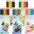 Colored Pencils Set, Neon, Pastel, Classic, Metallic, Skin Tone, Pre-Sharpened Coloring Pencils for Adults, Kids Beginners, Drawing, Sketching, Shading, Blending, Art Supplies (All 5 Sets–60 Colors)