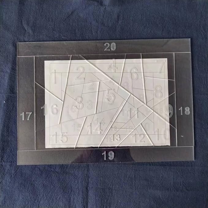 HONEYSEW Patchwork Quilting Template Handmade DIY Sewing Quilt Tool Coffee Table Mat Templates