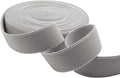 Dortrue 1 Inch 10 Yard Grey Sewing Elastic Band Heavy Stretch High Elasticity Elastic Spool for Sewing Pants Waistband, Straps, Craft DIY Projects