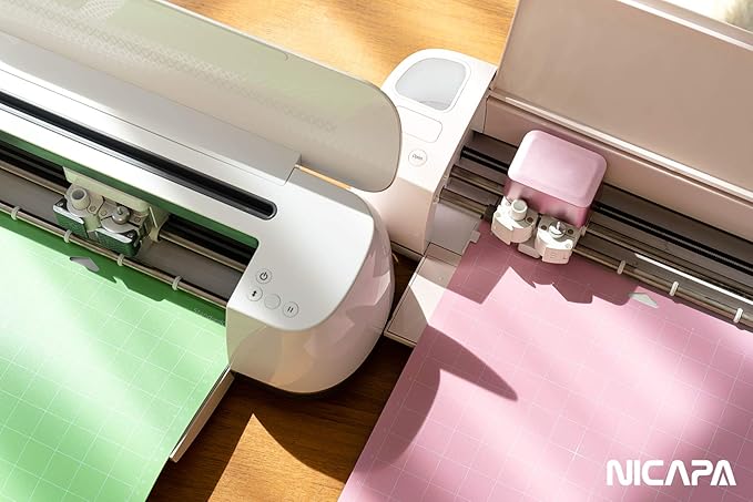 Nicapa Replacement Cutting Mat for Cricut Maker 3/Maker/Explore 3/Air 2/Air/One (12x12 inch 3pack-Standardgrip、Lightgrip、Stronggrip) Adhesive&Sticky Non-Slip Flexible Square Gridded Cut Mats Set