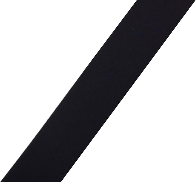 Mandala Crafts 55 Yards 1 Inch Black Double Fold Bias Tape for Sewing - Bias Binding Tape for Quilting Binding, Hemming, Seam, and Fabric Piping