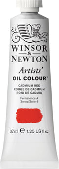 Winsor & Newton Artists' Oil Color, 37ml (1.25 oz) Tube, Cadmium Red