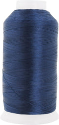 Mandala Crafts Denim Heavy Duty Thread - 1500 Yds Tex 70 Bonded Polyester Threads for Sewing Drapery, Jeans, Leather, Hair, Outdoor Marine Upholstery