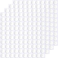 JANYUN 1500 Pcs Double Sided Sticky Dots Removable Round Putty Clear Double Sided Tape for Crafts No Trace Sticky Tack Adhesive Tape (20 mm)