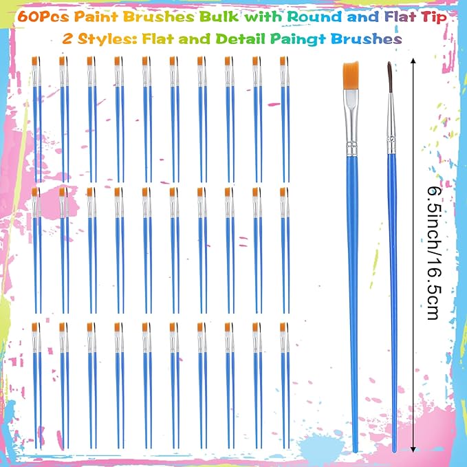 30 Pack Mini Acrylic Paint Set, 420 PCS Paint Kit Container Strips Storage, 12 Colors Acrylic Paints Strips for Adults Craft Paints for Home Party Favors Paiting Gifts