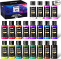 ARTME Iridescent Acrylic Paint Set, 20 Chameleon Colors in 2 oz/60ml Bottles, Color-shifting Acrylic Paint Perfect for Artists, Beginners on Canvas, Rocks, Wood, Fabric, Ceramic