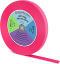 Mandala Crafts Wide 1 Inch Hot Pink Elastic Bands Spool for Pants Waistbands Sewing and DIY Crafts, 50 YD Stretchy Flat Fabric Strap Knit Elastic Band for Wig