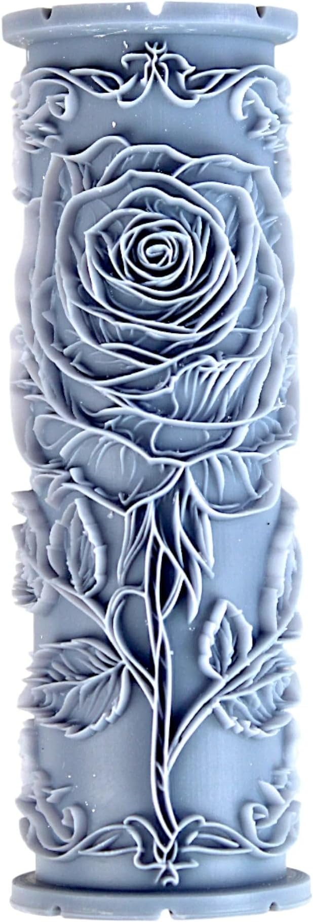 Rose Clay Texture Roller (4") - Flower Set #01 - Embossing Pattern Roller for Polymer & Ceramic Clay, Pottery & Crafts
